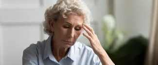 Anxious Senior Woman